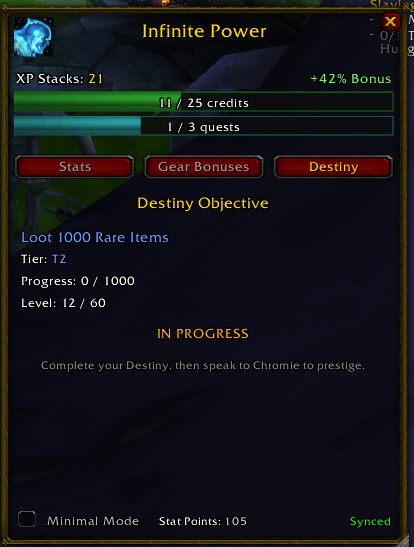 Destiny Objective — In Progress