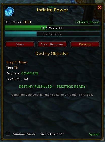Destiny Fulfilled — Prestige Ready